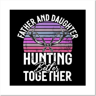 Father And Daughter Hunting Posters and Art